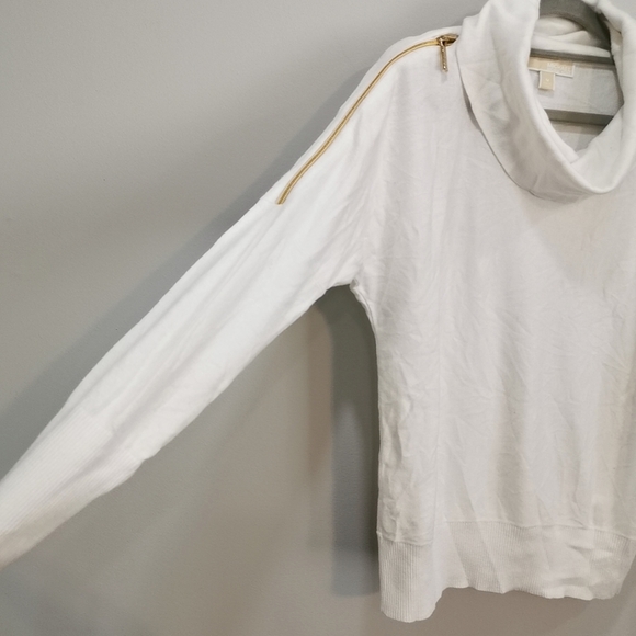 Michael Kors Turtleneck Zipper Sweaters - Picture 2 of 6